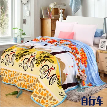 

Red Printing Throw Blankets Bedding Super Warm Soft adult blankets for beds Home Textile Winter Children Blanket 150X200CM E-232