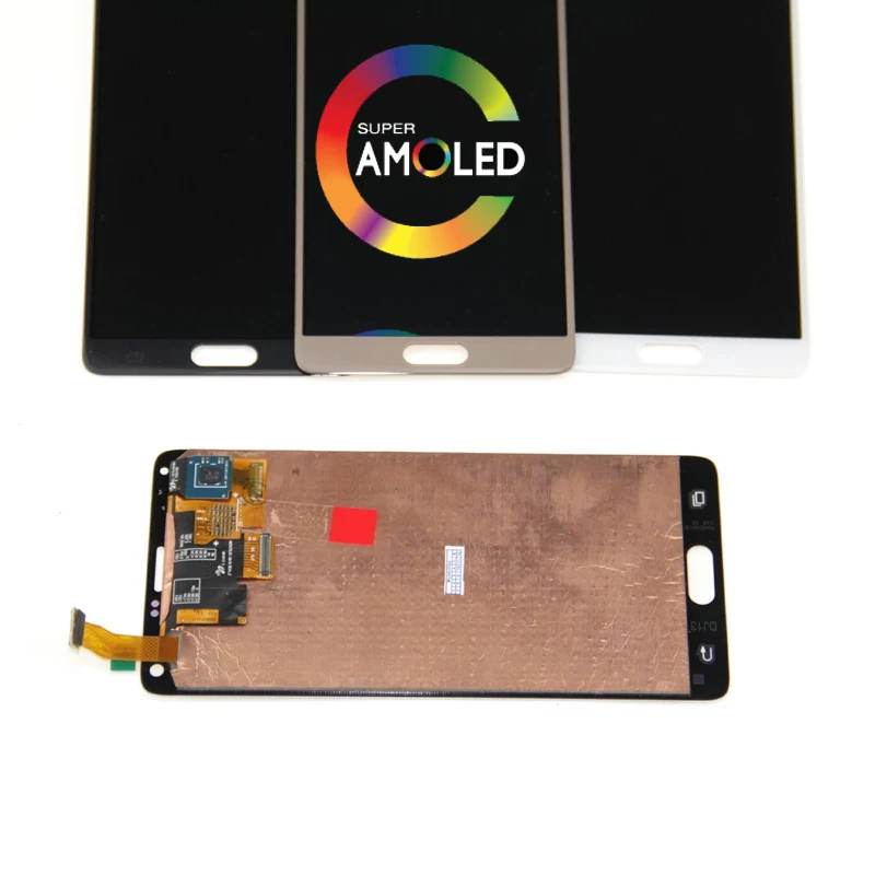 AMOLED телефон lcd для samsung Galaxy Note 4 N910 N910A N910F Note4 lcd S дисплей кодирующий преобразователь сенсорного экрана в сборе 1 шт