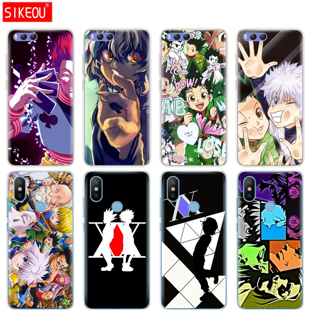 Силиконовый чехол для Xiaomi Mi A1 A2 5 Φ 5X 6 Mi5 MI6 NOTE 3 MAX Mix 2 2S Hunter X Anime | Мобильные телефоны