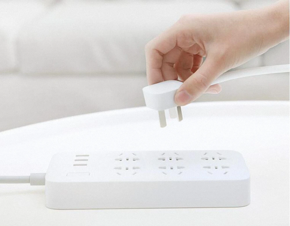 Оригинальный удлинитель питания xiaomi 3USB штепсельная вилка MI 6 стандартный адаптер