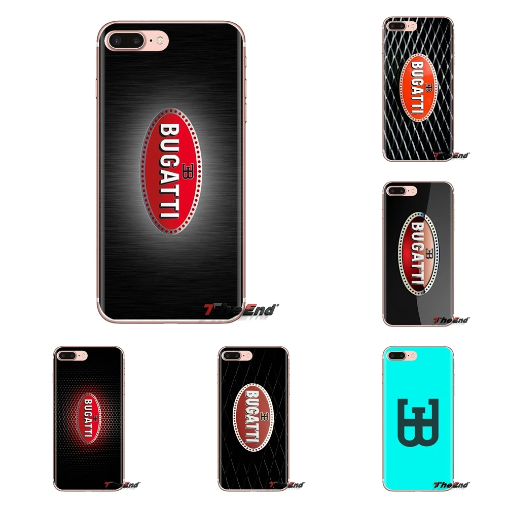 For Samsung Galaxy J1 J2 J3 J4 J5 J6 J7 J8 Plus 2018 Prime 2015 2016 2017 Super Car Bugatti Logo Art Transparent Soft Skin Cover |