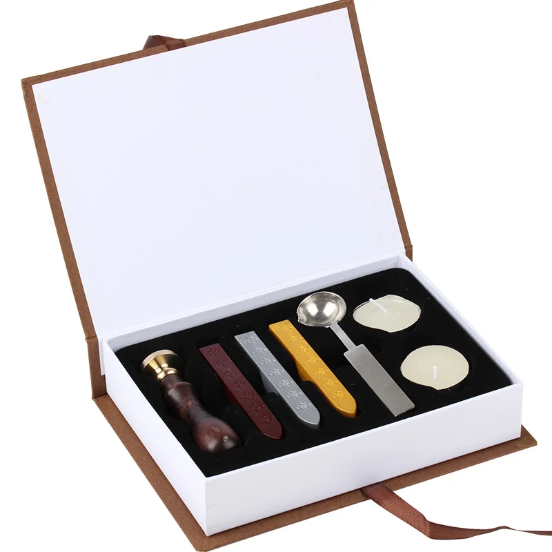 

Seal Sealing Wax Set Stick Stamp For Letters Wedding Invitation Twilight / Harry Potter / English greetings pattern retro wax