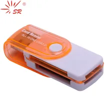 SR Tudo em 1 Multi-Função de Leitor de Cartão USB 4 em 1 SD TF MS M2 Memória Leitor de Smart Card para o Desktop Laptop