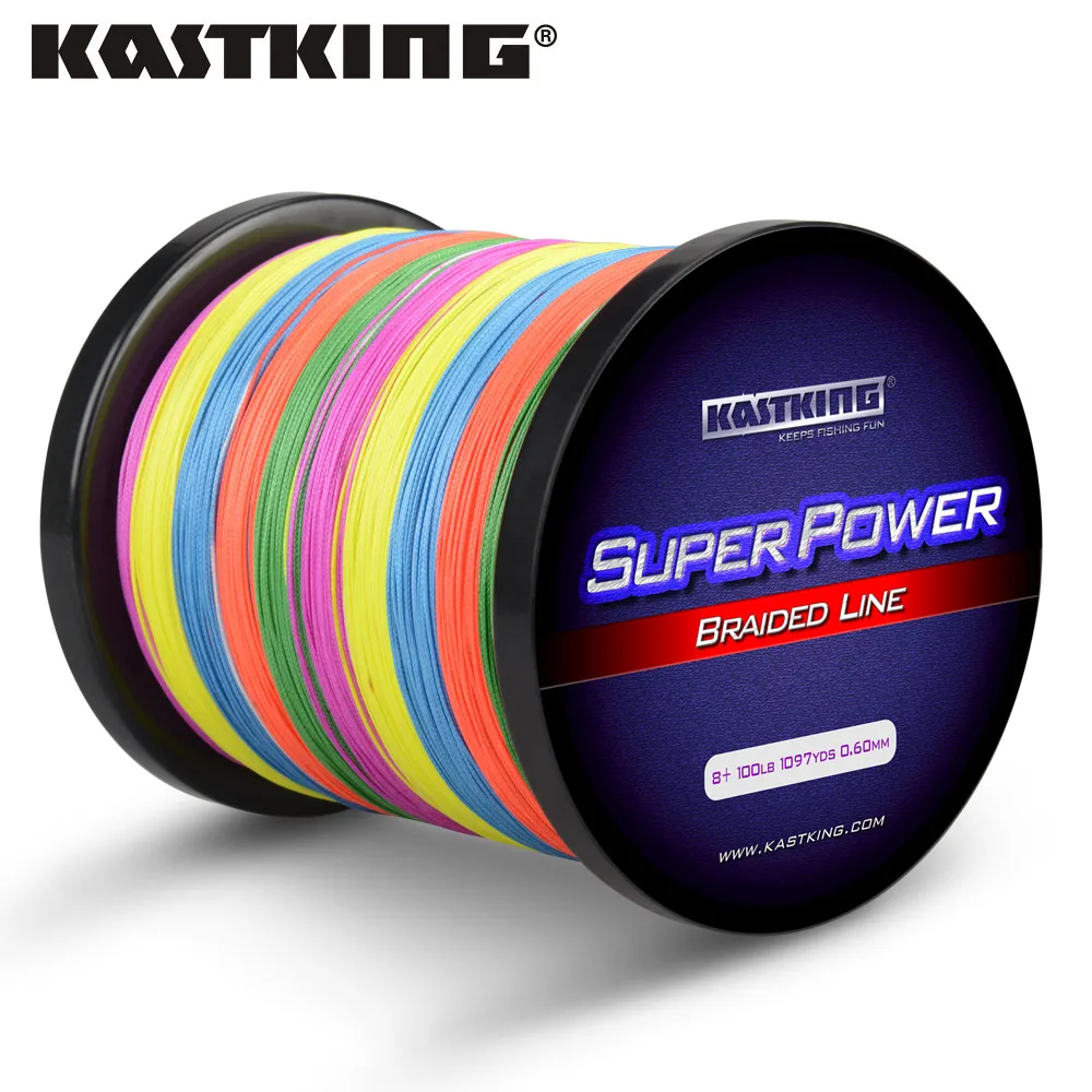 KastKing бренд Рыбалка линии 1000 м 8 Подставки Multifilament Линия 65 150lb Плетеный снасти