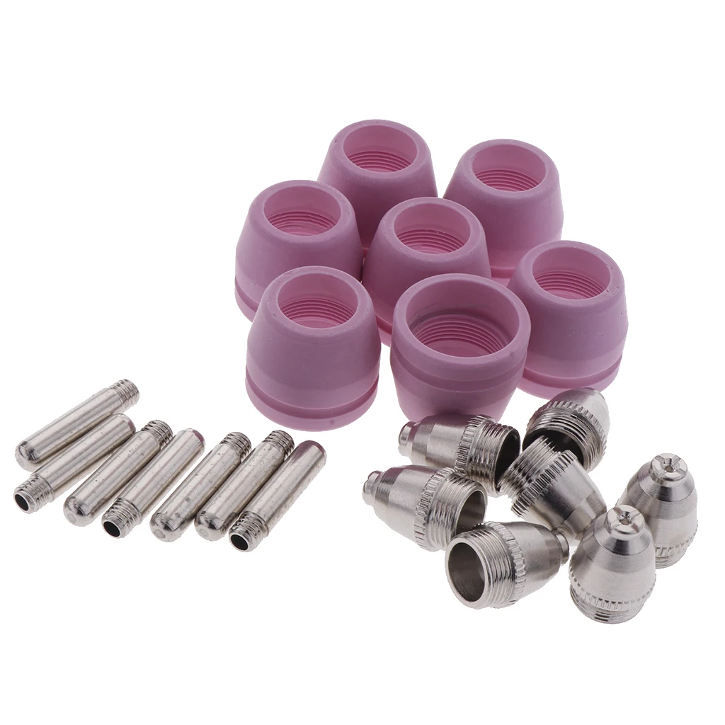 21PCS AG60 SG55 Tips Cups Electrode Plasma Cutter Torch Consumable Accessories Plasma Tips Nozzles Kit Parts Cutting Torch 21PCS AG60 SG55 Tips Cups Electrode Plasma Cutter Torch Consumable Accessories Plasma Tips Nozzles Kit Parts Cutting Torch