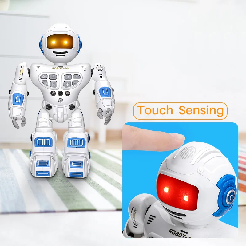 DODOELEPHANT Remote Control Robot Toy Smart Child RC Robot With Sing Dance Action Figure Toys For Boys Children Birthday Gift