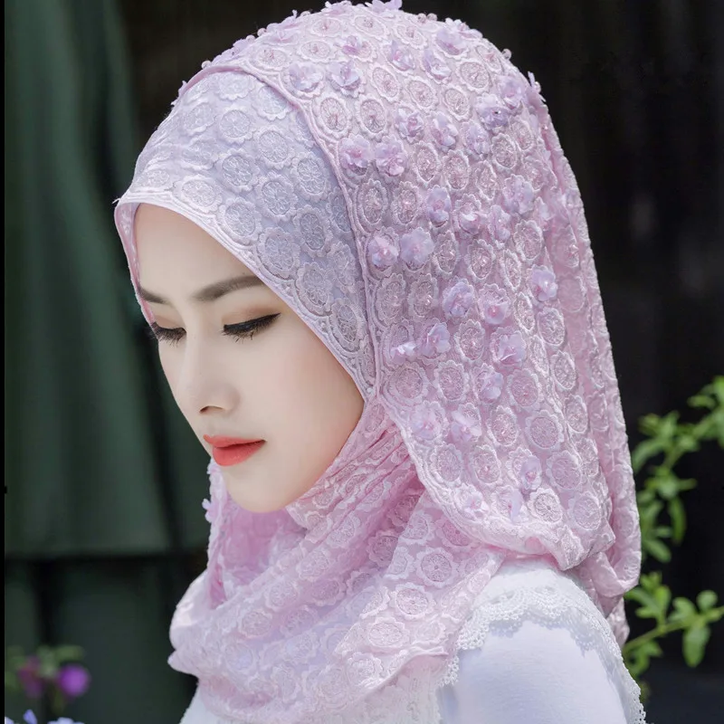 

High classic Long shawls Muslim women head wrap scarf hijab