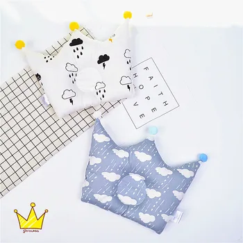 

Baby Shaping Pillow Prevent Flat Head Infants Crown Dot Bedding Pillows Newborn Boy Girl Room Decoration Accessories 0-24 Months