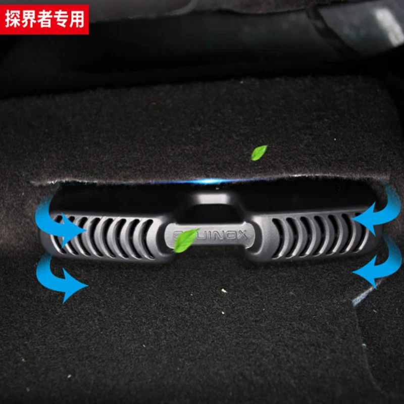 2 шт. ABS автомобиль под сидением кондиционер воздуха на выходе крышки наклейки для Chevrolet Equinox- автозапчасти