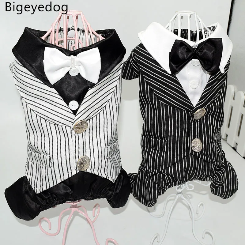 Bigeyedog Male Dog Clothes Boy Dog Wedding Suit Tuxedo Poodle Bichon