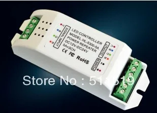 

LED 6A constant voltage power repeater,input voltage 12-24v ,output voltage12-24v,3 channel output
