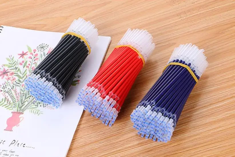 10 pcs Office Gel Pen Refill Stationery 0.5mm Gel Pens Refill Kawaii Pen Refills Cute Pens Stationery Kawaii School Supplies