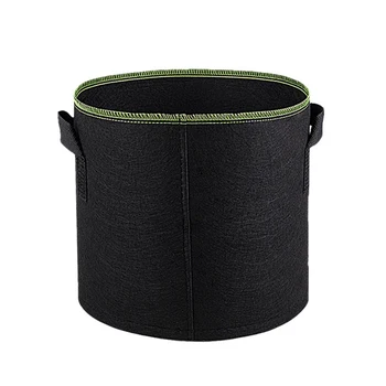 

5Pcs/set 3/5/7/10 Galloon Grow Bags Non-Woven Fabric Pots Container Planting Bags Seedling Flowerpot Garden Supplies