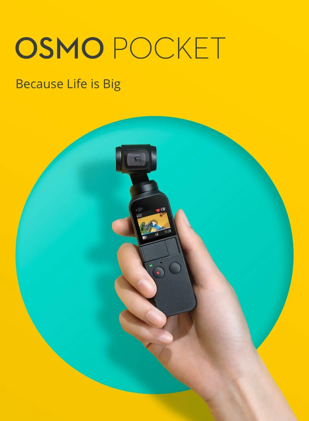 DJI Osmo Pocket 3 axis stabilized 7 DJI Osmo Pocket 3 axis stabilized 7