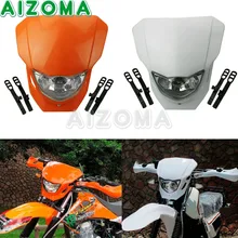 Motocross 12 v Farol Carenagem Streetfighter Supermoto Offroad Universal Para EXCF XCW KTM EXC SX 125 150 250 300 530 690 Enduro