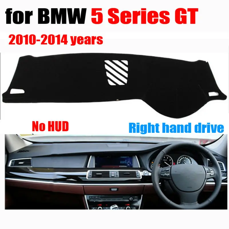 Car dashboard covers for BMW 5 Series GT Low configuration 2010 2014