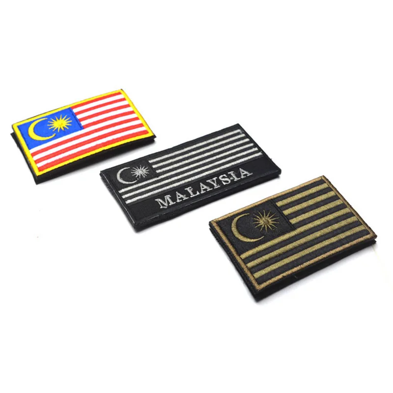 De Patch Moral Malaisie Drapeau National Le Malaisie Brodé Drapeau PqUtn0R