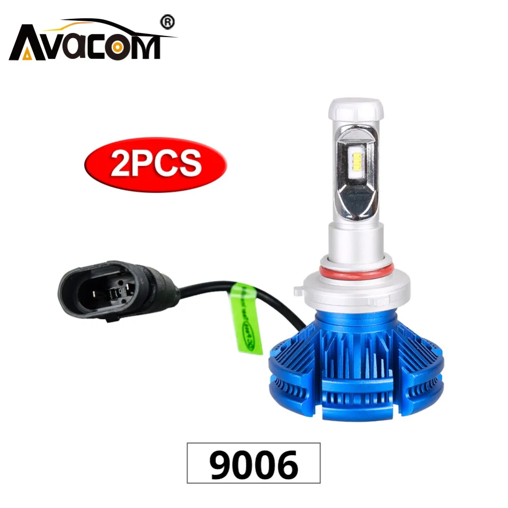 Avacom 2 шт светодио дный 9006/HB4 зэс 12000Lm огни автомобиля Ice ходовые 12 V 6500 K белый 24 Авто
