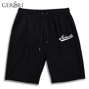 

Gersri Large Size Casual Men's Baggy Shorts Summer Fashion Shorts Casual Black Color Beach Shorts Knee Length Joggers 7XL