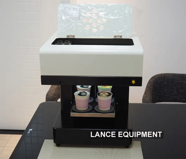 4 cups coffee printer/food grade printer/food chocolate printerin