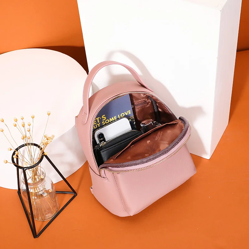  WEICHEN Multi-Function Women Backpack Leather Fashion Small Backpack Female Ladies Shoulder Bag Gir - 32962979050
