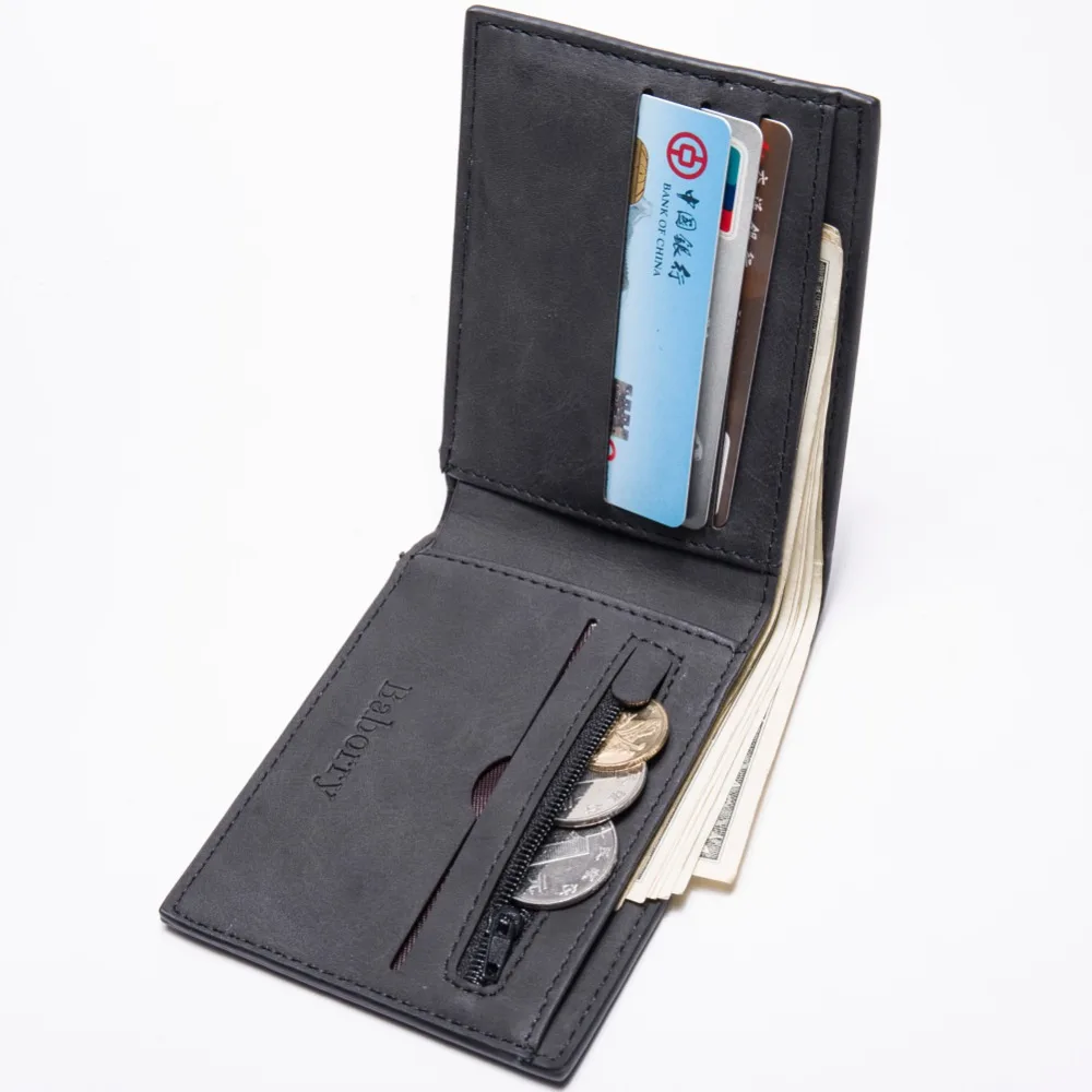 

Classic PU for men casual ostrich button clutch short korean wallet purse 2 window id holder rfid wallet for men cheap