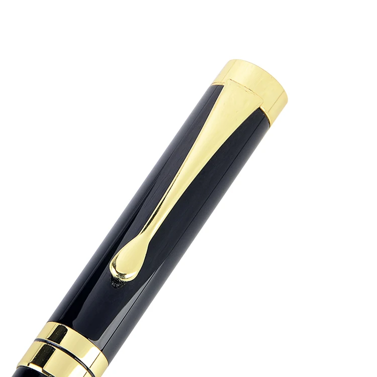 Бренд Jinhao, черная, золотая, металлическая шариковая офисная деловая ручка, средний наконечник, шариковые ручки для письма, школьные канцелярские принадлежности, подарки