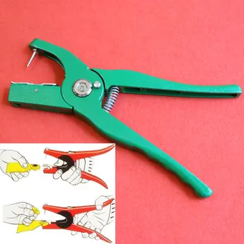 

1 Pcs Ear Tag Pliers Animal Control Device Green Metal Ear Thorn Tongs Swine Cow Sheep Rabbit Identification Tool Hole Puncher
