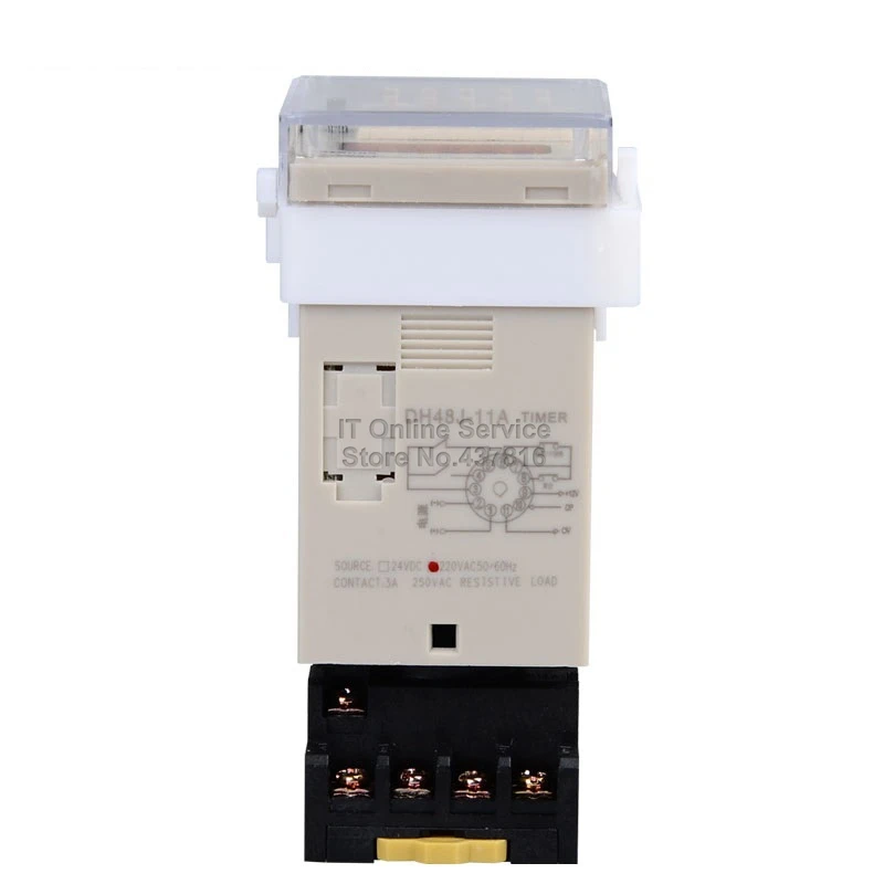 DH48J 11A 220V/24V счетчик цифрового дисплея 11 Pin счетное реле функция отключения