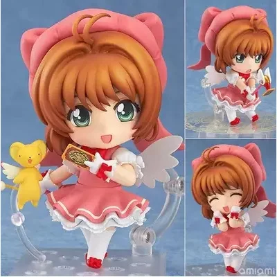 

Anime Nendoroid Card Captor Sakura Character Kinomoto Sakura 10cm Action Figure Toys