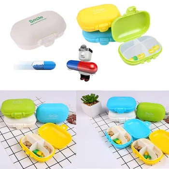 

4 Grids Travel Pills Storage Portable Weekly Tablet Health Care Pill Box Pill Holder Splitters Medicine Box Pill Organizer Case