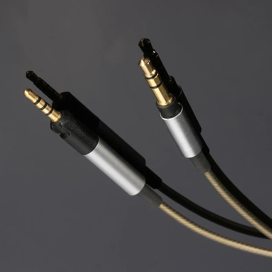 Earmax for Sennheiser HD598 HD558 HD518 HD595 Headphone Cable Headset Line Silver Plated Upgrade Cables 3 5mm to 2 5mm Plug