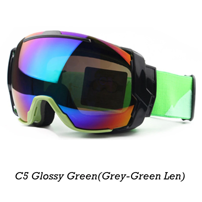 Мужские Женские зимние лыжные очки новые противотуманные лыжные очки мотоциклетные двойные линзы UV400 очки для катания на коньках пылезащитные сноуборд