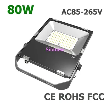 

Free shipping 2pcs /lot 80w led flood light 3030 led 3 years warranty