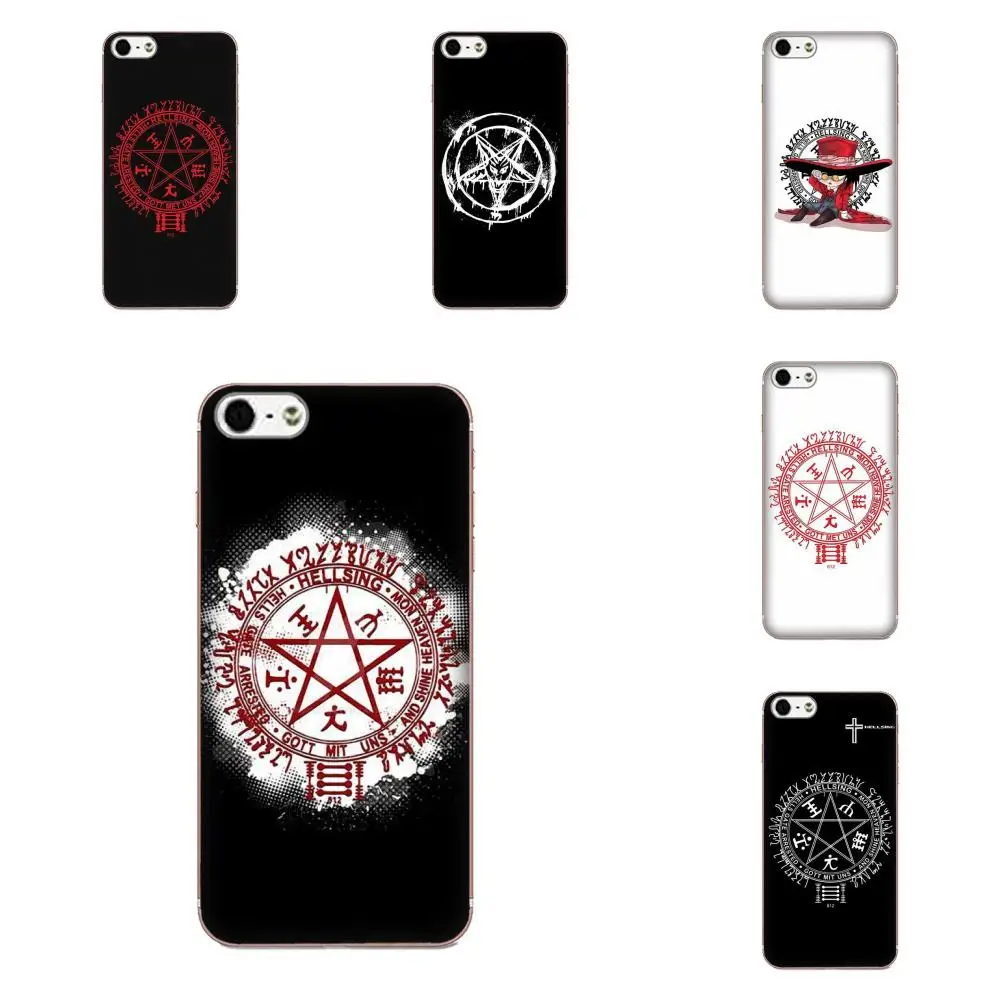Вертикальный чехол для телефона с логотипом Hellsing Pentagram Huawei Honor Mate 7 7A 8 9 10 20 V8 V9 V10 G