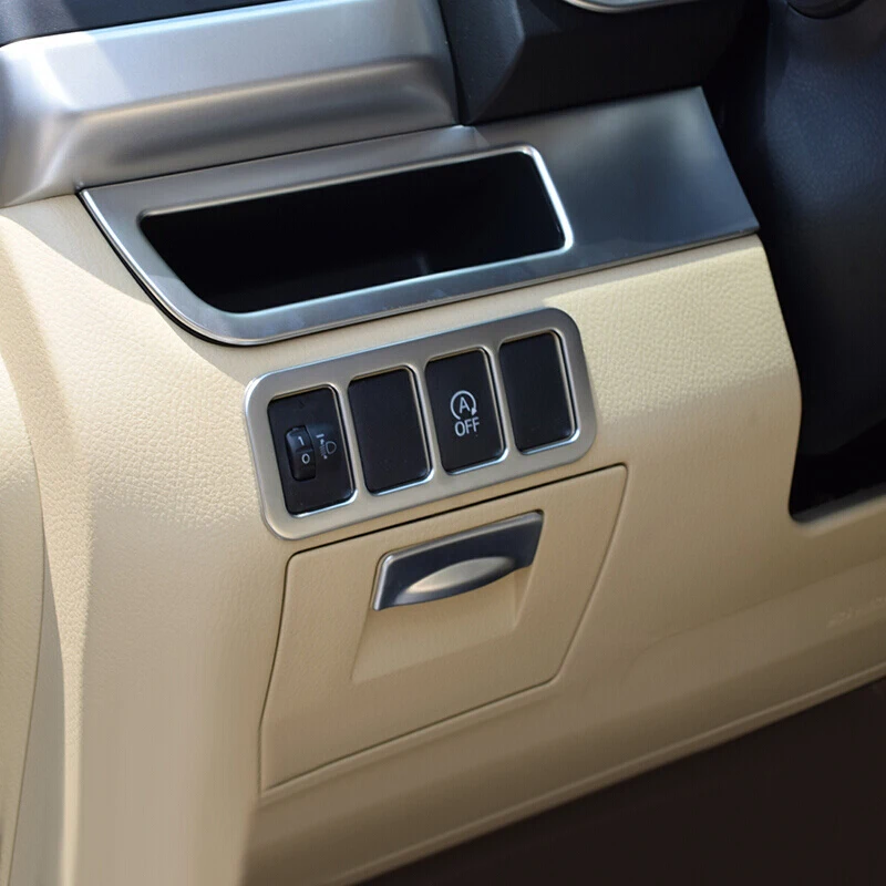 For-Toyota-Highlander-Kluger-2014-2018-ABS-Plastic-Car-Styling-Master-driver-Storage-box-handle-Switch