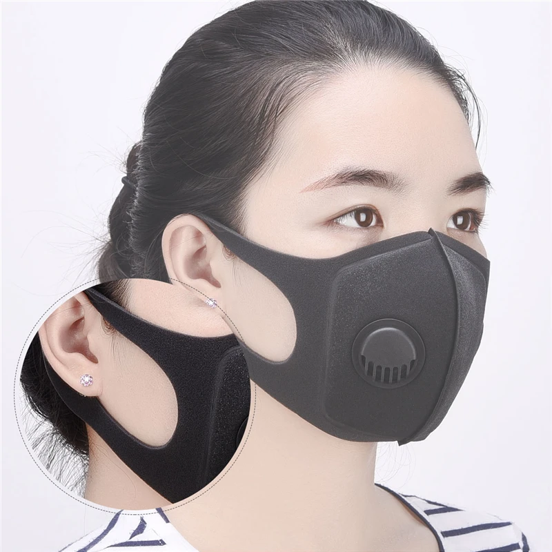 PM 2 5 противозагрязняющая маска респиратор для пыли моющиеся многоразовые маски