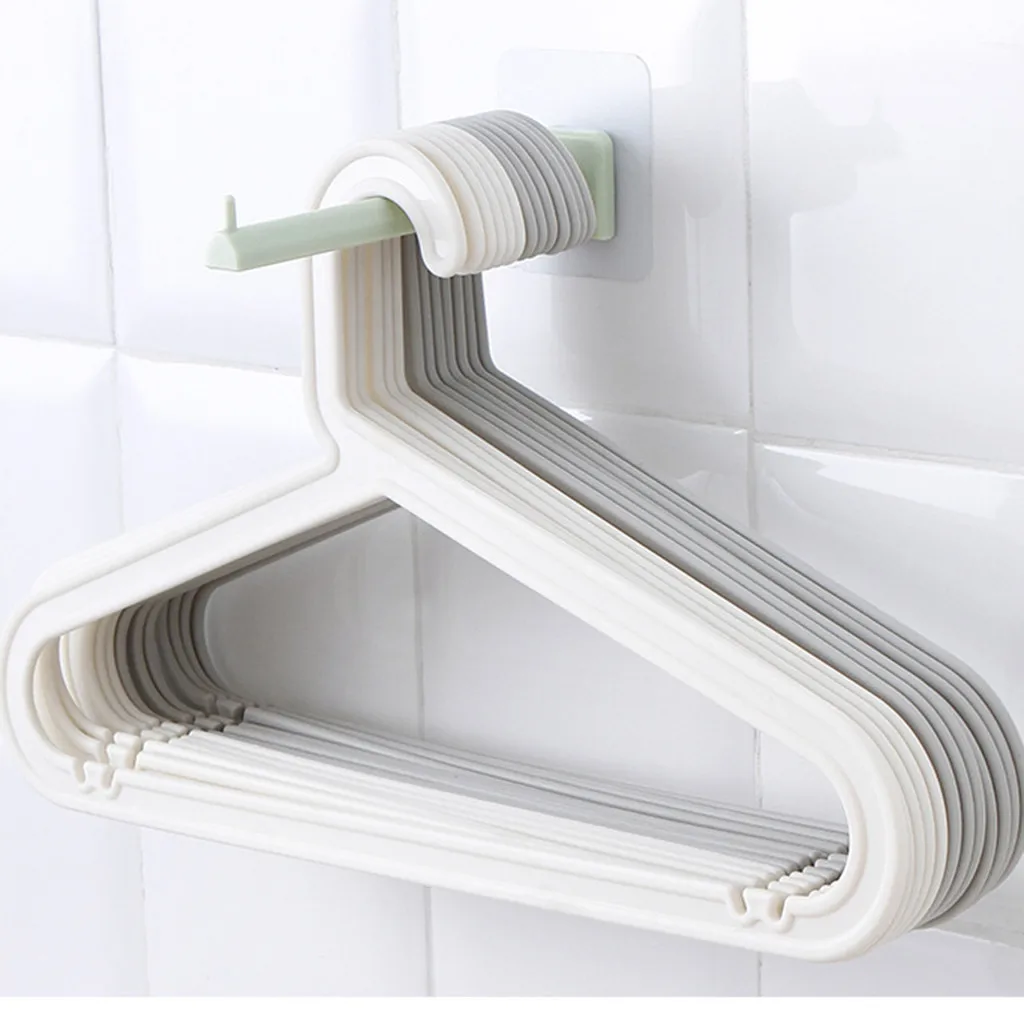 

NEW Punch-Free Plastic Poster Hanger Holder Wall Mount Hook Storage Rack Bathroom organizer wall shelf organizer 2019 Dropship