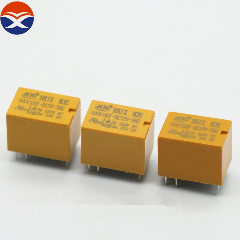 

5PCS/LOT HK4100f-DC5V-SHG Relay hk4100F-DC5V HK4100F 5 V DIP6 3A 250V AC/ 3A 30V DC