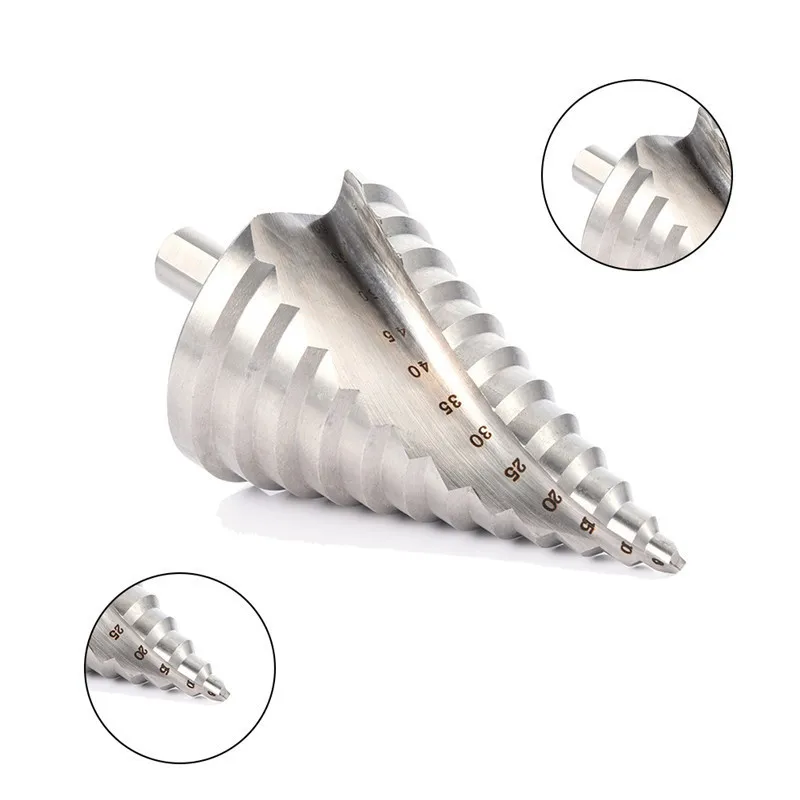 Step Drill Bit Hss Industrial Reamer Bits Deburr Chamfer Steel Wood