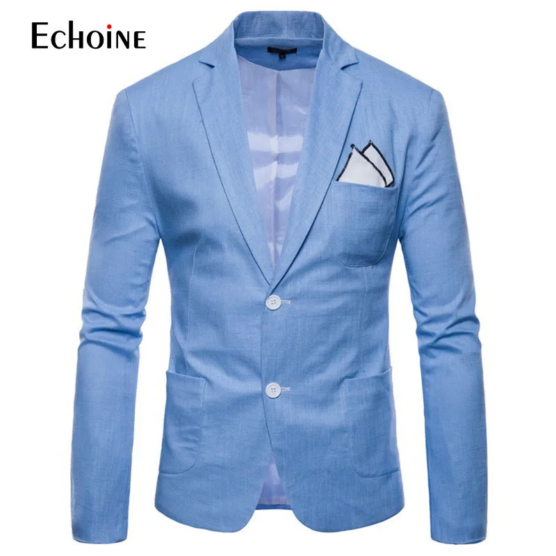 Fashion Cotton linen summer men comfort blazer Mens 2019 New Slim Fit Jacket Suits Blazers Men Quality Casual suit plus size 4XL Fashion Cotton linen summer men comfort blazer Mens 2019 New Slim Fit Jacket Suits Blazers Men Quality Casual suit plus size 4XL