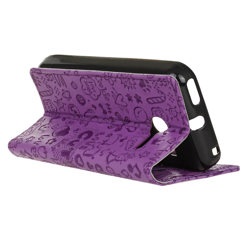 For Alcatel PIXI Eclipse A462C cell phone leather stand cover, magic
