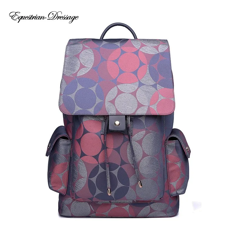 

2018 New Arrival Backpack Patent Design For Women's Waterproof Jacquard Material Women Travel Bags Real Direct Selling Letter