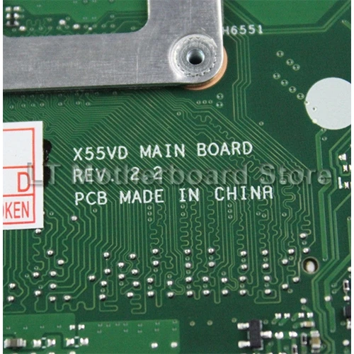 Placa base X55VD GT610M 2 GB RAM REV 2,2 USB 3,0 para ASUS X55V X55VD placa base portátil X55VD placa base X55VD placa base X55VD