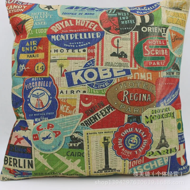 القهوة حول العالم العمارة الأوروبية الإبداعية غرفة المعيشة مكتب أريكة وسادة مطبوعة القطن وسادة وسائد القهوة حول العالم العمارة الأوروبية الإبداعية غرفة المعيشة مكتب أريكة وسادة مطبوعة القطن وسادة وسائد