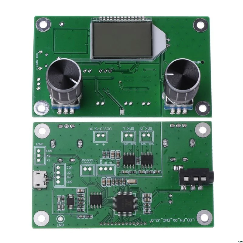 

Professional 87-108MHz DSP&PLL LCD Stereo Digital FM Radio Receiver Module + Serial Control Z09 Drop ship