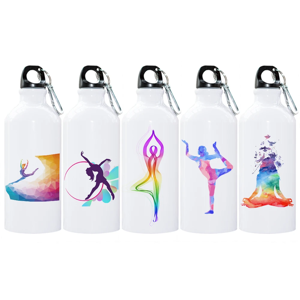Aluminum Water Bottle with Carabiner for Cycling Bicycle Riding Camping Hunting Camping Survival