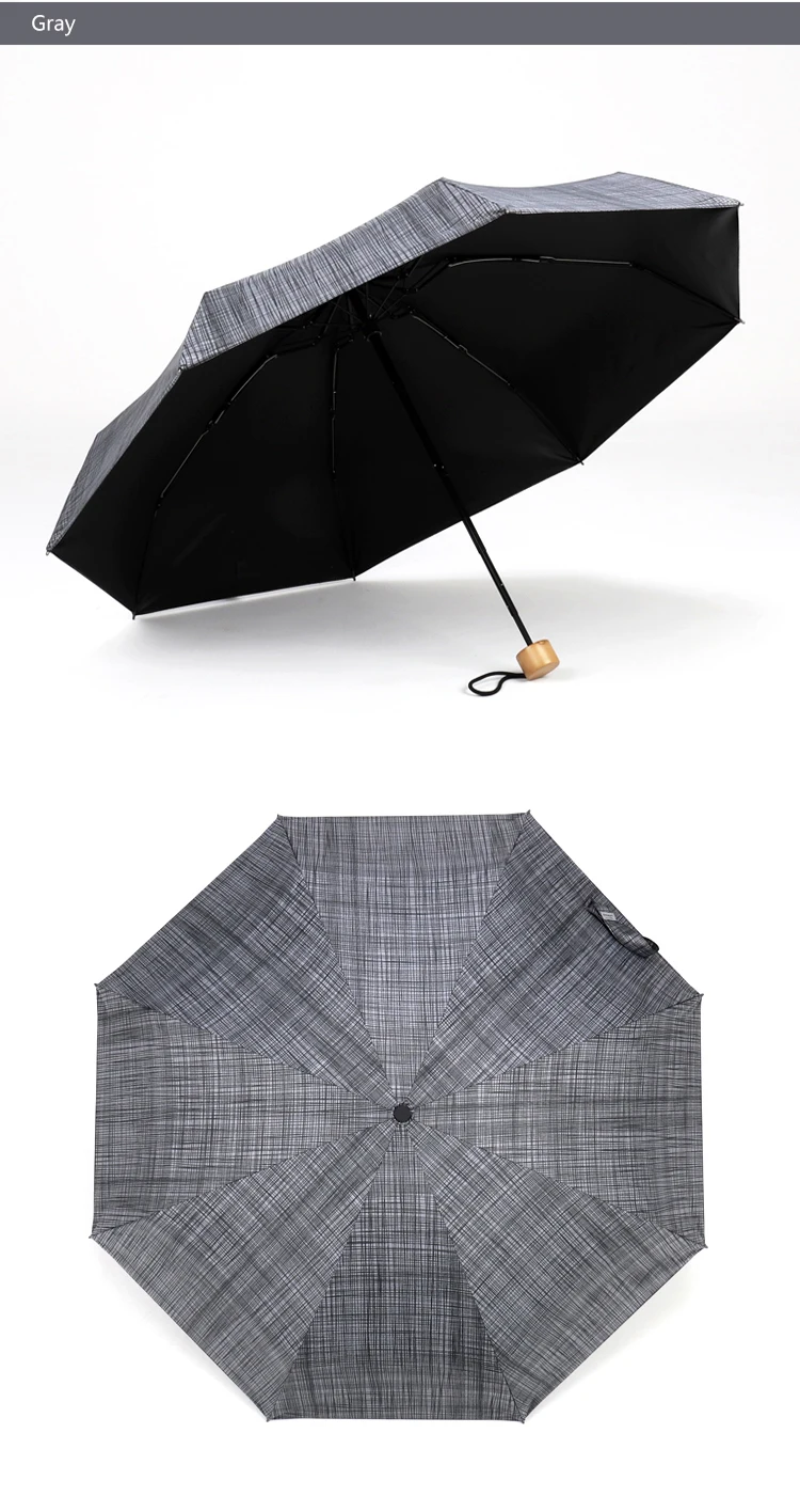 Парашютный мини-зонтик от дождя, женский, с черным покрытием, солнцезащитный, 5 складных зонтов, для путешествий, для улицы, Карманный Зонт, ветрозащитный, 8 ребер