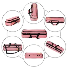 LADE Мягкий футляр для флейты Рюкзак мягкий чехол легкий с ручкой для переноски плечевой ремень аксессуары для духовых инструментов