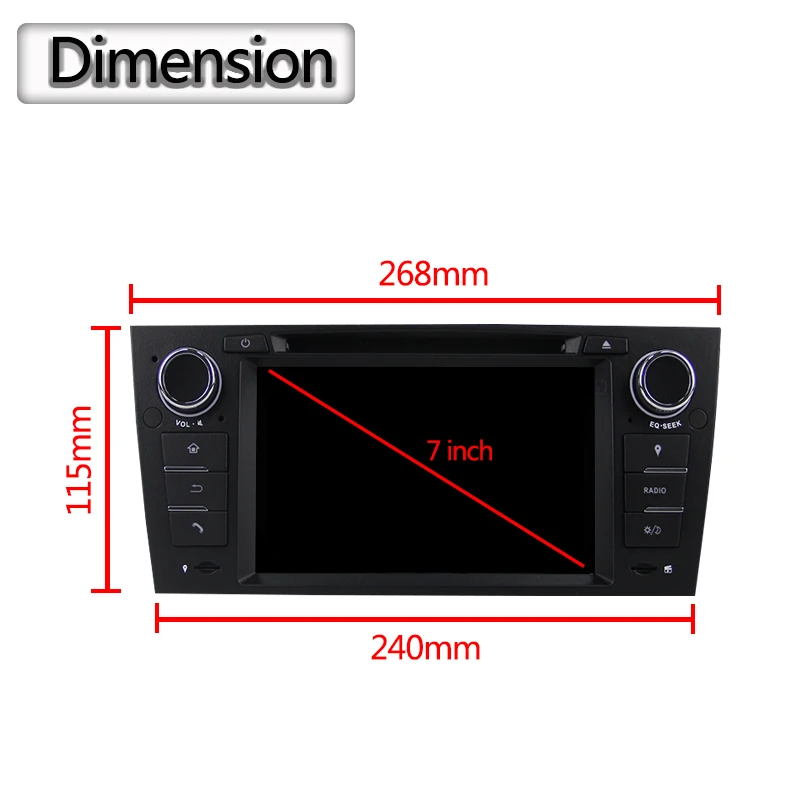 Excellent 4G RAM Android 9.0 Car DVD GPS Navigator For BMW 3 Series E90/E91/E92/E93 325i Car Radio stereo tape recorder bluetooth wifi 17